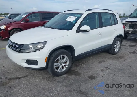 2015 Volkswagen Tiguan S z USA, uszkodzony, nr VIN WVGAV7AX3FW590545